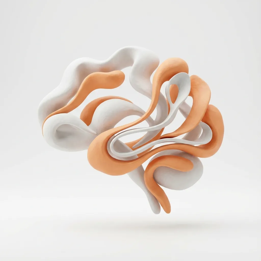 PNL Cerebro 3D Abstracto